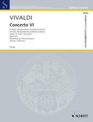 Vivaldi, A - Concerto in G major Op 10 No.6 RV 437 (Schott)