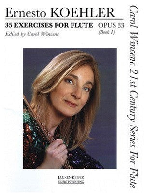 Koehler 35 Exercises for Flute, Op. 33 21st Century Series for Flute - Book 1