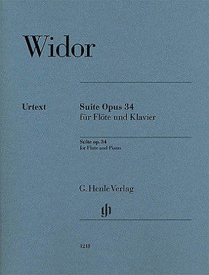 Widor Suite Op. 34 for Flute and Piano (Henle)