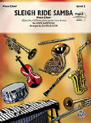 Anderson, Leroy - Sleigh Ride Samba for flute choir