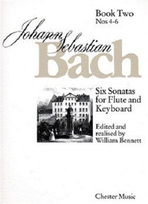 Bach, JS - Six Sonatas For Flute And Keyboard Book Two Nos. 4-6 (Chester)