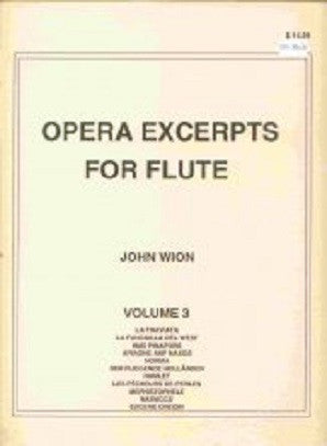Opera Excerpts vol 3 John Wion - (Falls House Press)
