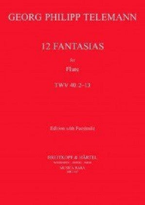 Telemann - 12 Fantasias for Flute Solo TWV 40:2-13 (Breitkopf)