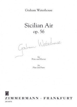Waterhouse - Sicilian air op 56 for flute and piano