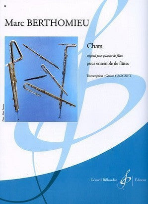 Berthomieu, Marc - Chats (Flutes 5 or more) (Billadout)