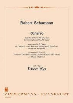 Schumann, Robert - Scherzo of the 2nd Symphony C major for 5 flutes (Zimmerman)