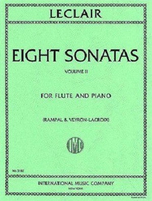 Jean-Marie Leclair: Eight Sonatas For Flute And Piano - Volume 2