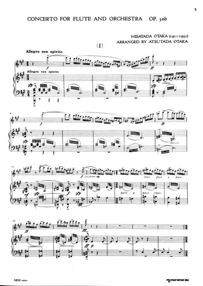 Otaka, Hisatada - Concerto, Op30b