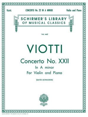 Viotti, Concerto No. 22 in A minor