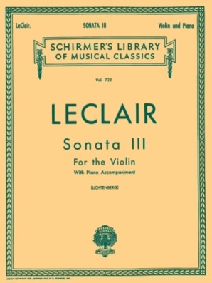 Leclair, Sonata No. 3 in D major