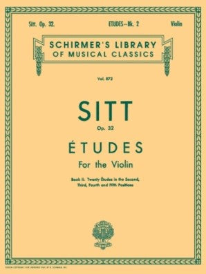 SITT, Etudes, Op. 32 Book 2