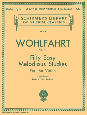 Wohlfhart, 50 Easy Melodious Studies, Op. 74 Book 2