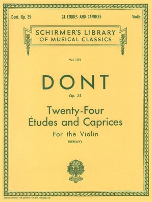 DONT 24 Etudes and Caprices, Op. 35