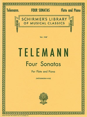 Telemann - Four Sonatas for flute and piano