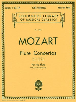 Mozart - Flute Concertos No. 1 in G K 313 & No. 2 in D K 314