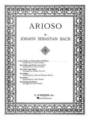 J.S Bach, Arioso
