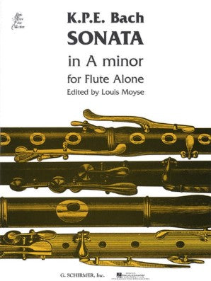 Sonata in A Minor- KPE BACH for flute alone