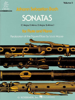 Bach Sonatas Vol. 2 for Flute and Piano (Schrimer)
