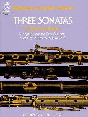 Mozart - Three Sonatas for Flute and Piano