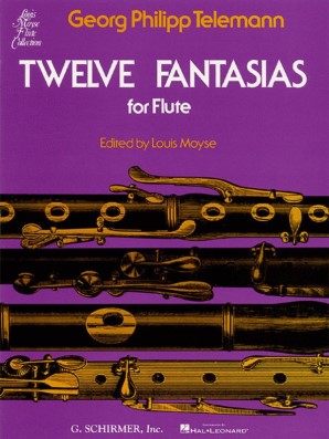 Telemann - Twelve Fantasias for Flute (Schirmer)
