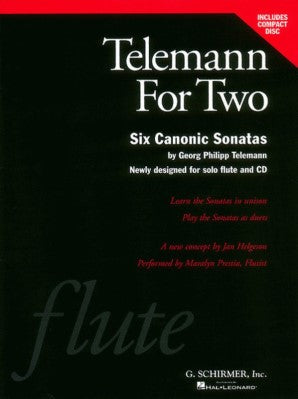 Telemann for Two, Six Canonic Sonatas (Schirmer)