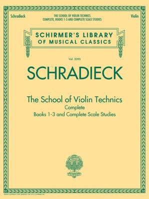 Shradieck, The School of Violin Technics Complete