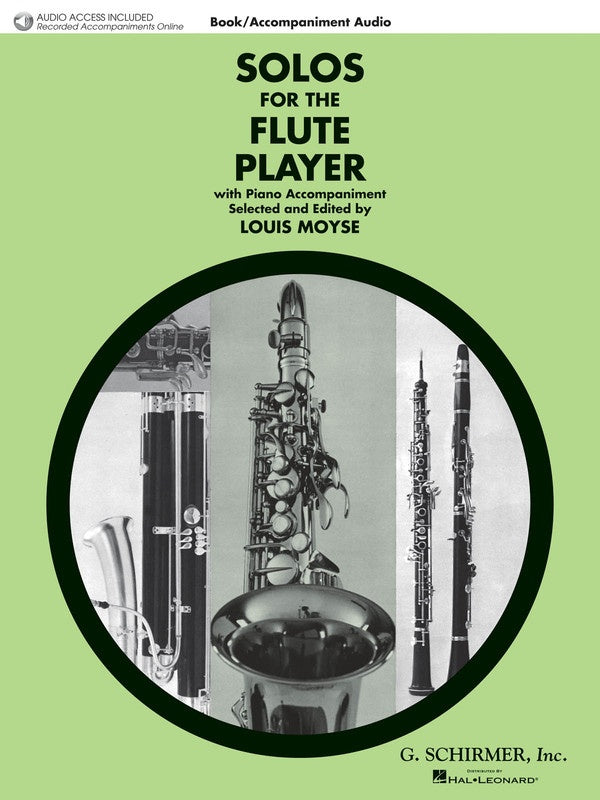 Moyse -Solos for the flute player Fl/Piano with audio download