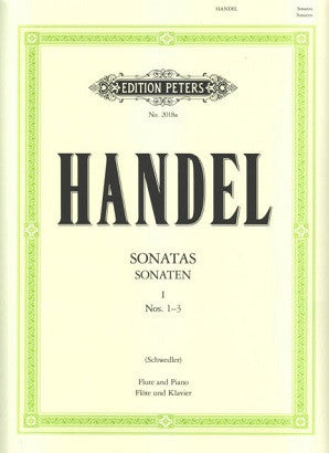 Handel, GF - Flute Sonatas Vol. 1 Nos. 1-3  and Vol. 2 Nos. 4-7 (Edition Peters) OFFER