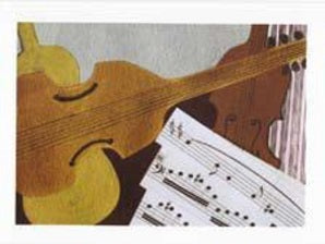 Greeting Cards Three Strings (Pack Of 5)