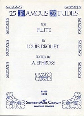Drouet, L - 25 Famous Studies for Flute