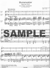 Kohler, Ernesto - Waltz flowers op. 87 - 2 flutes and piano (Zimmermann)
