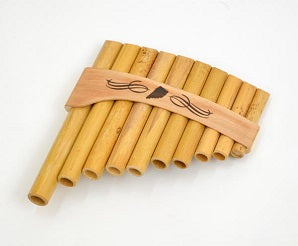 Roumaines (Curved) Cane Panpipe with 10 pipes