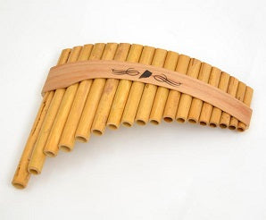 Roumaines (Curved) Cane Panpipe with 18 pipes