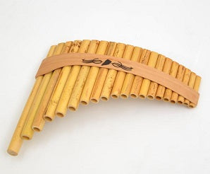 Roumaines (Curved) Cane Panpipe with 20 pipes