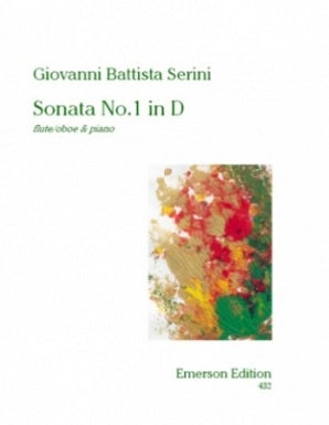 Serini, Giovanni Battista - Sonata No 1 in D Major Flute/Oboe (Emerson)
