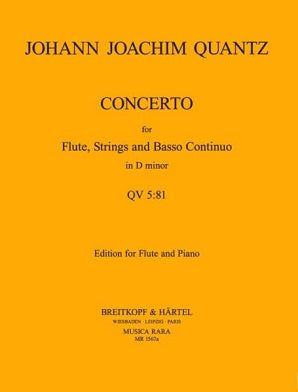 Quantz - Concerto in D minor QV5:81 (Breitkopft)