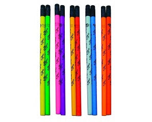 Multi coloured mood pencils x 4