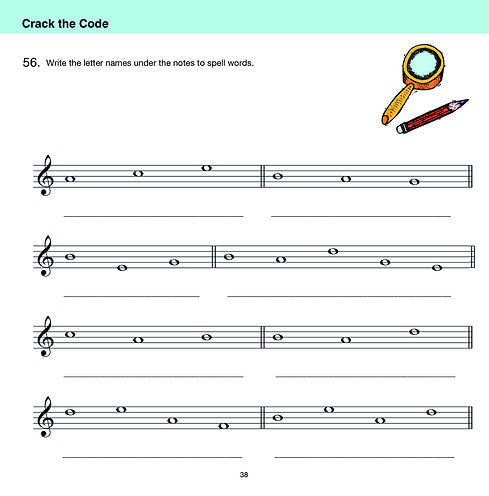Best Start Music Lessons Treble Clef Theory: for instrumental music lessons (Digital Download)