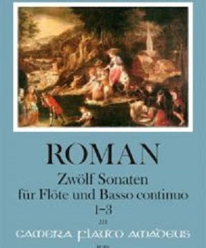 Roman : Twelve Sonatas Flute & Piano (Amadeus)