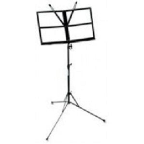 Beam Black music stand with carry bag