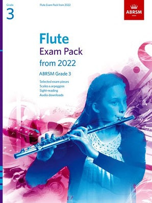 ABRSM Flute Exam Pack from 2022 Grade 3