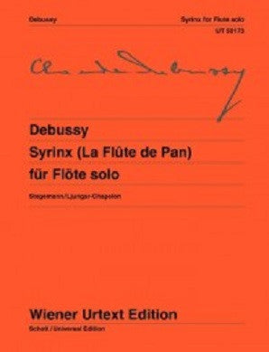 Debussy -  Syrinx (La Flute de Pan) for flute solo (Wiener urtext)