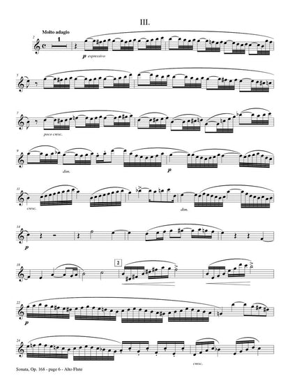 Saint-Saens (arr. Beyer) - Sonate, Op. 168 for Alto Flute and Piano -