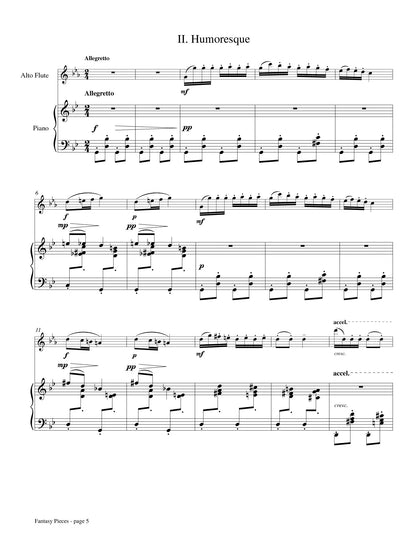 von Vecsey (arr. Beyer) - Fantasy Pieces for Alto Flute and Piano