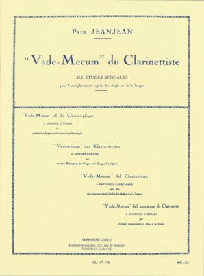 Jeanjean, Paul - Vade-Mecum For Clarinet