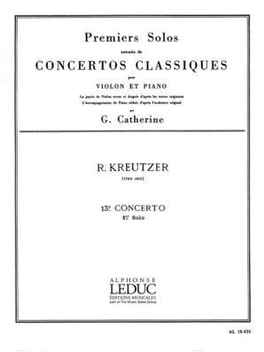 Rodolphe Kreutzer, Concerto No. 13 for Violin and Piano