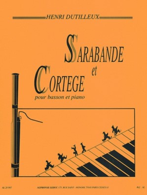 Dutilleux, Henri - Sarabande Et Cortege Bassoon/Pno