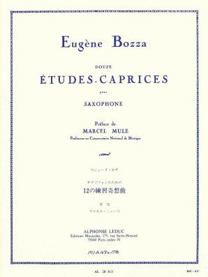 Bozza, Eugene - 12 Etudes-Caprices Saxophone Solo