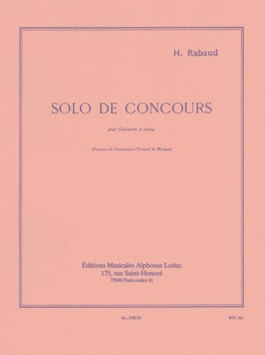 Rabaud, Henri - Solo de Concours Op. 10