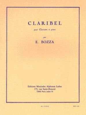 Bozza, Eugene - Claribel B Flat Cla/Pno